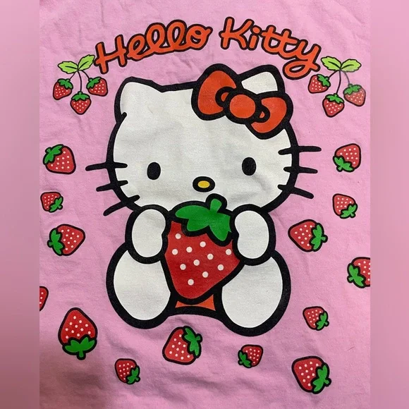Hello Kitty Crop Tee - Picture 2 of 4